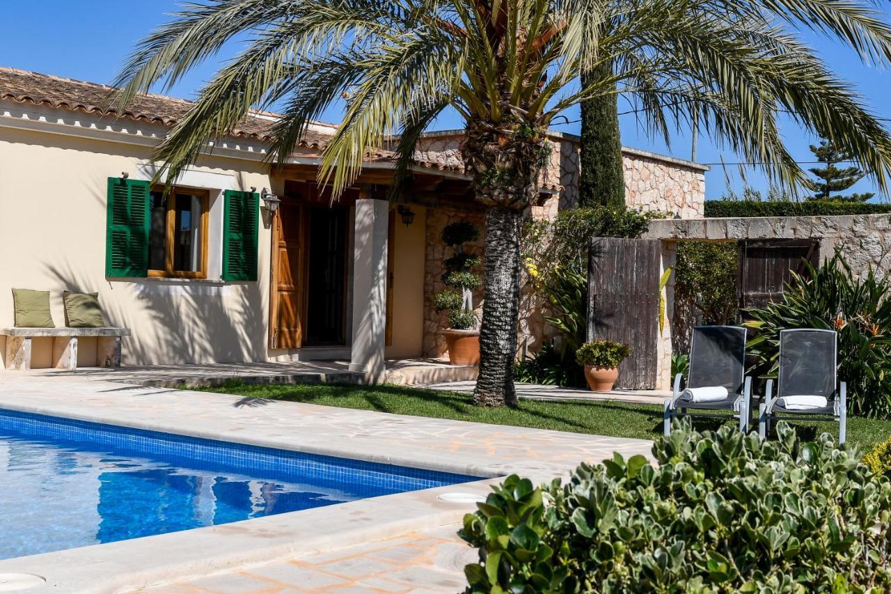 Moderne Finca Can Vicento - Heizung - Pizzaofen Porto Cristo Exterior photo