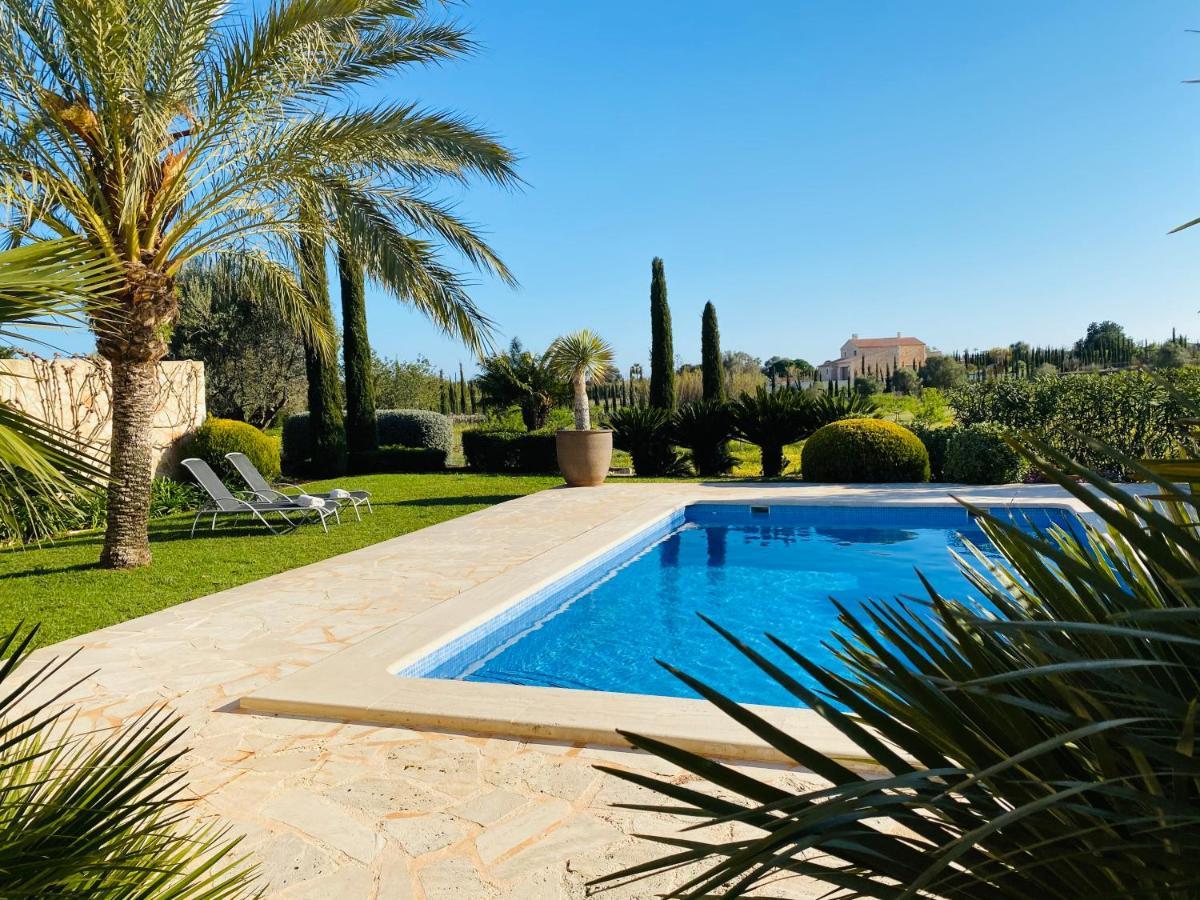 Moderne Finca Can Vicento - Heizung - Pizzaofen Porto Cristo Exterior photo