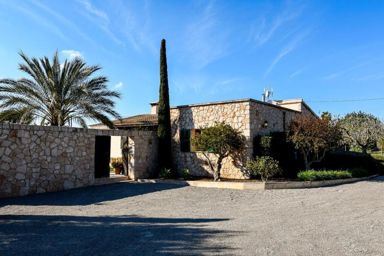 Moderne Finca Can Vicento - Heizung - Pizzaofen Porto Cristo Exterior photo