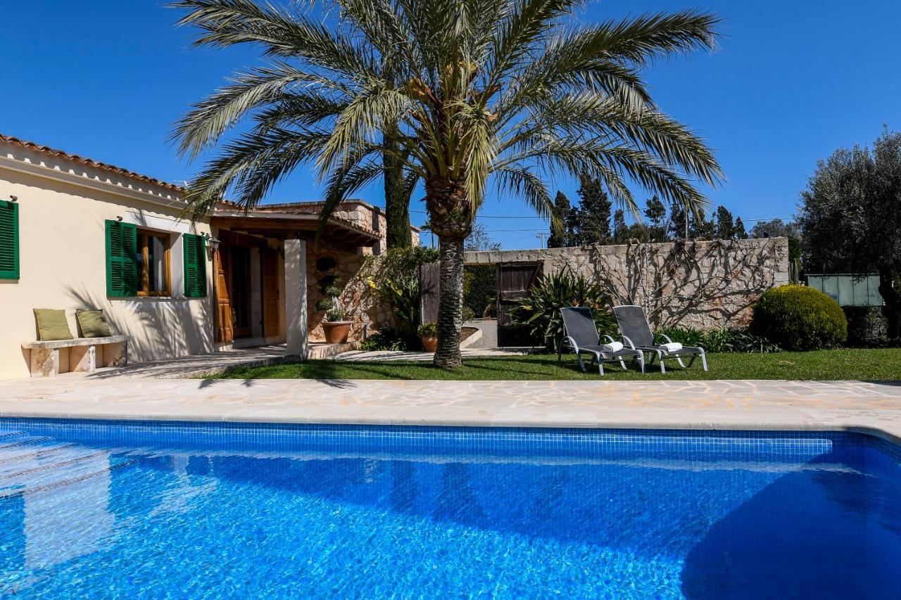 Moderne Finca Can Vicento - Heizung - Pizzaofen Porto Cristo Exterior photo