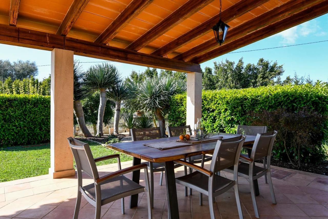Moderne Finca Can Vicento - Heizung - Pizzaofen Porto Cristo Exterior photo