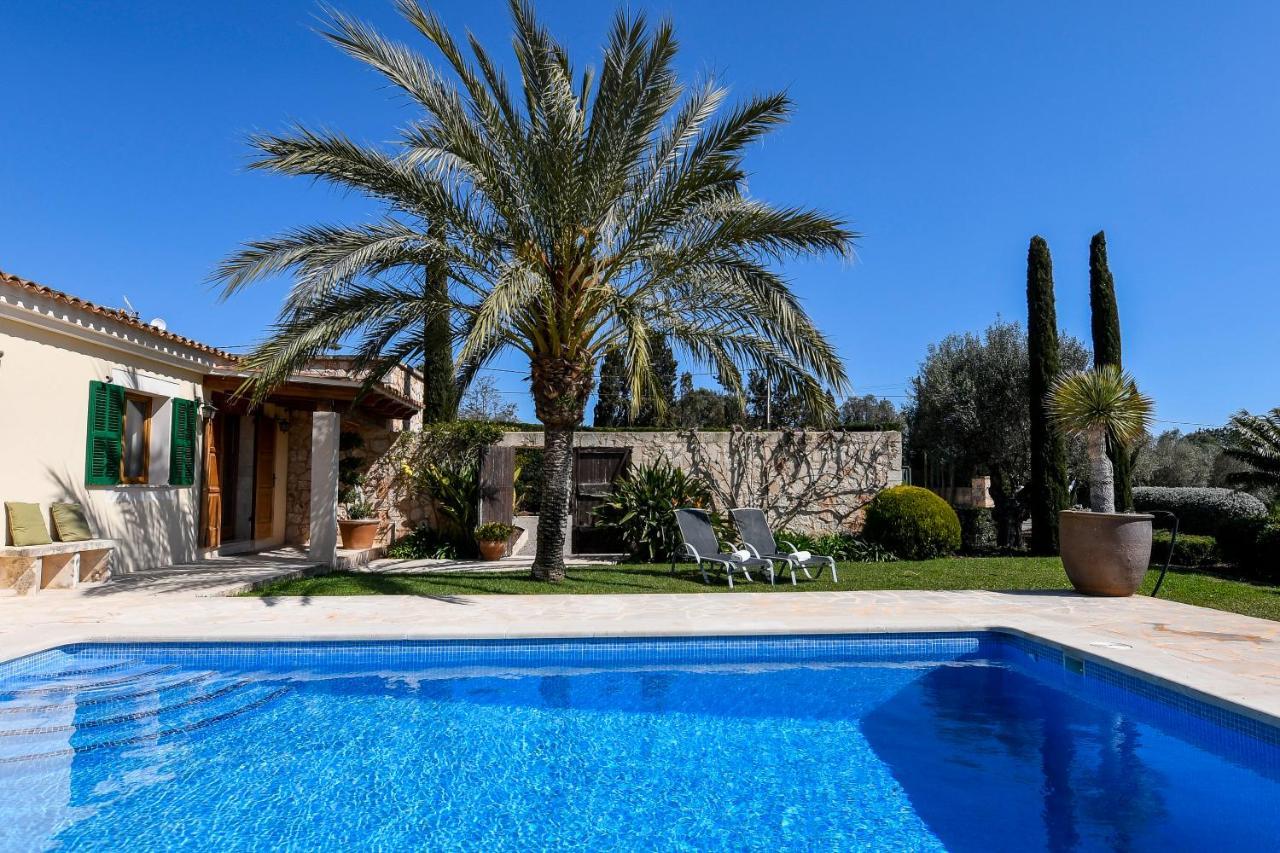 Moderne Finca Can Vicento - Heizung - Pizzaofen Porto Cristo Exterior photo