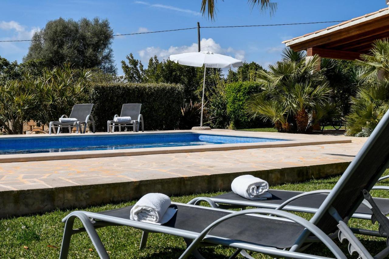 Moderne Finca Can Vicento - Heizung - Pizzaofen Porto Cristo Exterior photo